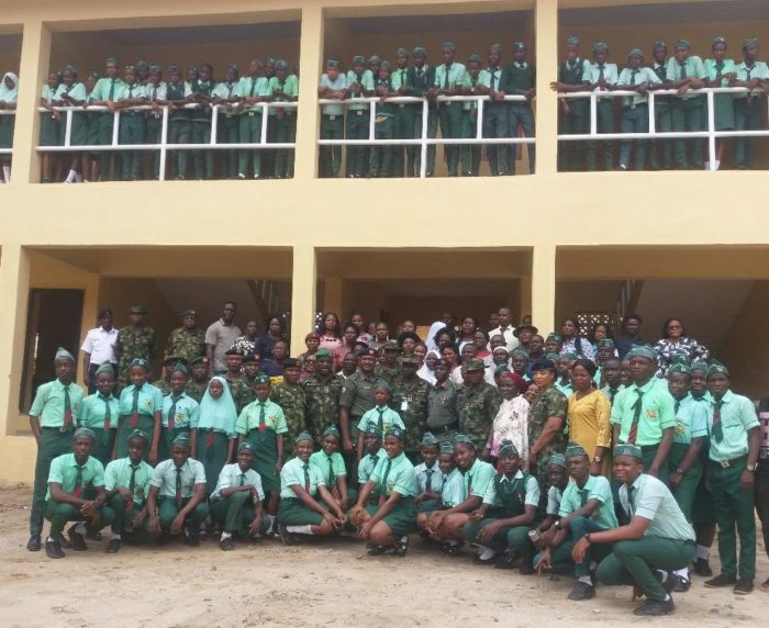 Army inaugurates renovated secondary school in Lagos