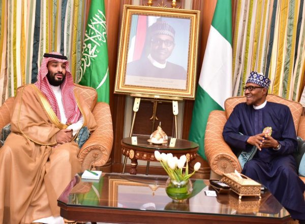 Buhari and Saudi Crown Prince Salman