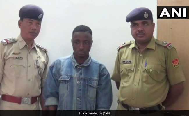 File photo a Nigerian Ehijene Kenneth arrested in India for overstaying visa