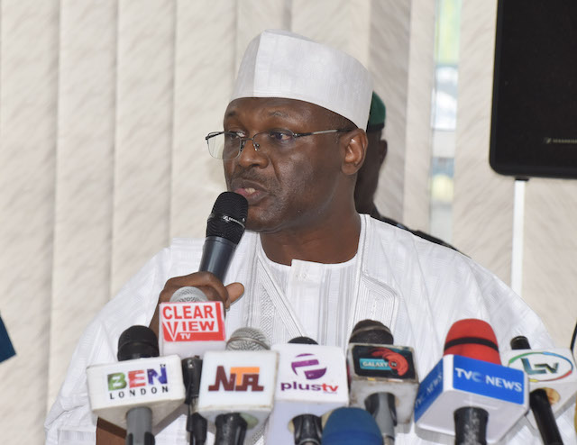 INEC chairman Mahmood Yakubu