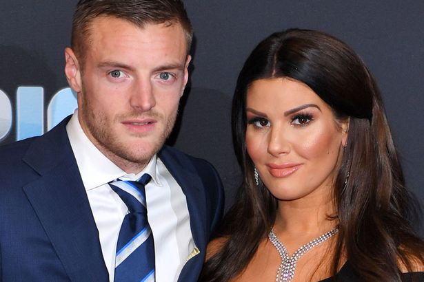 Jamie Vardy and wife Rebekah