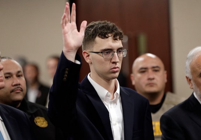 Patrick Crusius: The El Paso shooter in court today. Photo El Paso Times