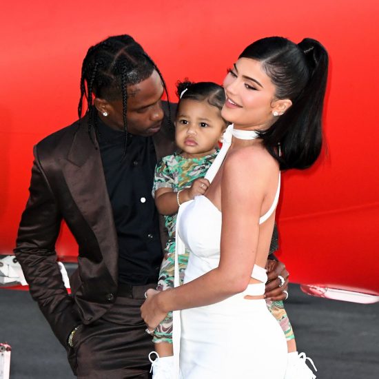 Travis Scott, Kylie Jenner and Stormi