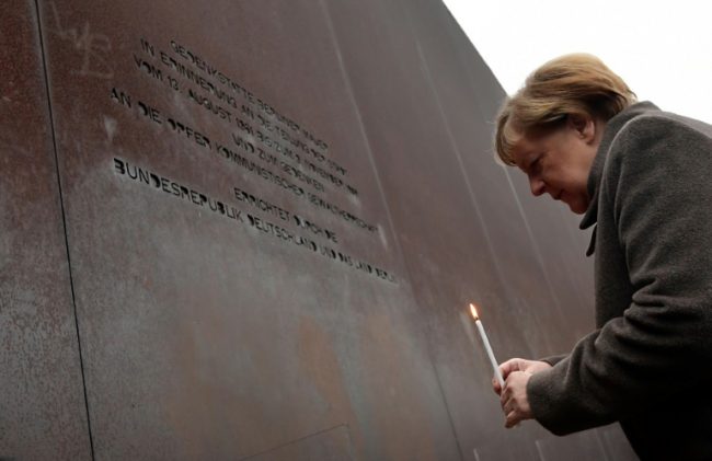 Angela Merkel wall anniversary