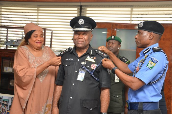 File: IGP Adamu, right decorating DIG Alex Opara months ago