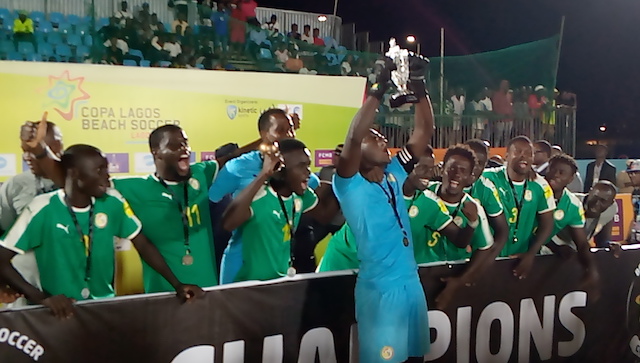 Senegal’s beach soccer team win again