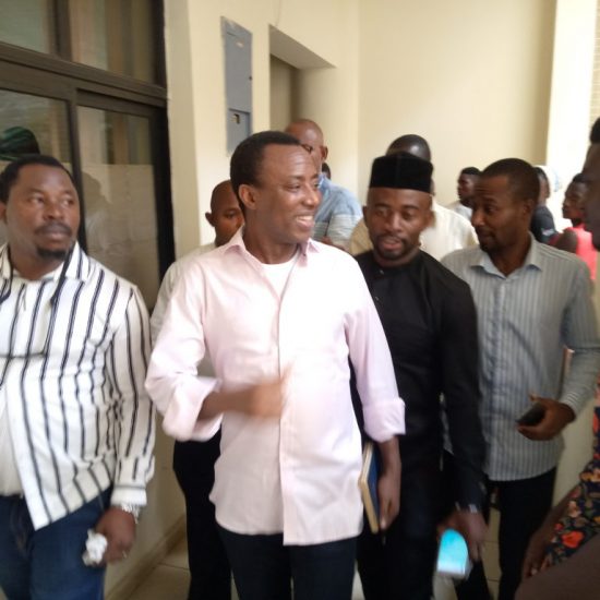 Sowore in court on Wednesday