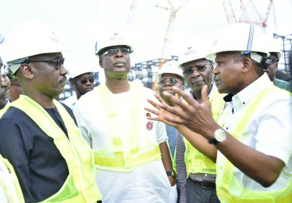 The Phosphate will feed the fertiliser plant in Dangote Petrochemical plant in Lagos