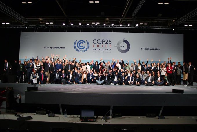 Delegates at the UN   Climate Conference in Madrid