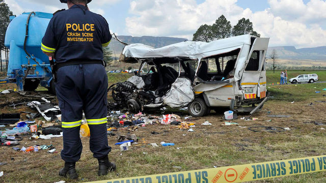 A road accident in South Africa