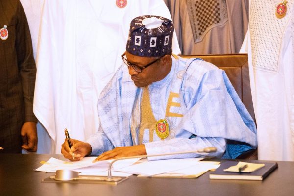 Buhari signs away N37b to renovate National Assembly complex