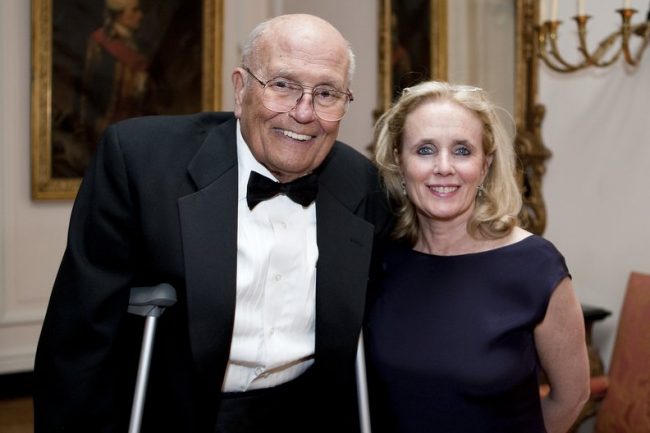 John Dingell and his wife Debbie: attacked by impeached Donald Trump