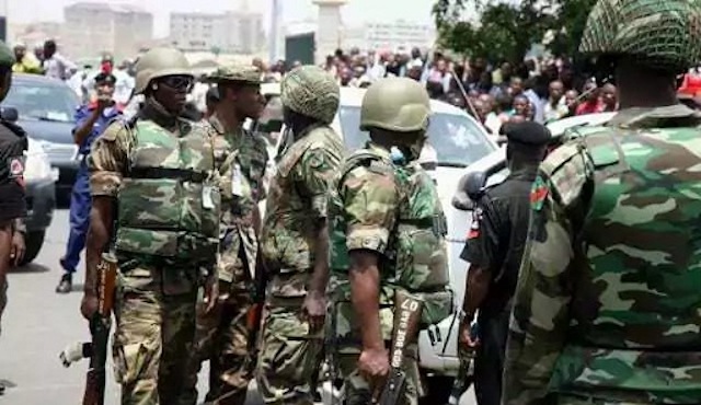 Nigerian soldiers