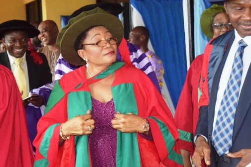 Prof. Lillian Imuetinyan Salami, Vice-Chancellor of the University of Benin (UNIBEN)