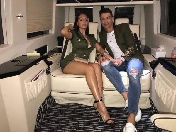 Ronaldo with Girlfriend Georgina Rodriguez