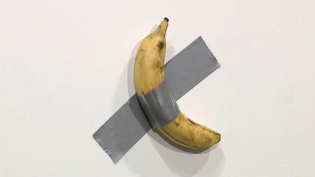 The banana artwork
