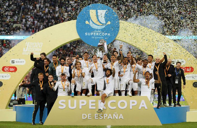 Real Madrid win Spanish Super Cup
