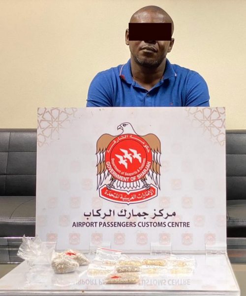 An African arrested in Sharjah, UAE for swallowing diamond