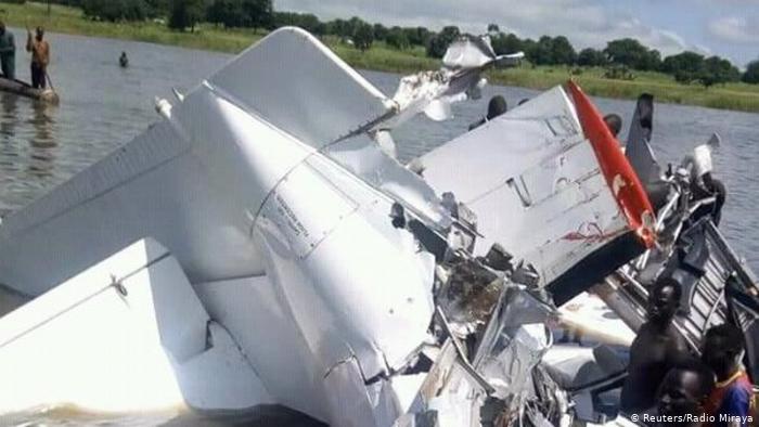 An Antonov plane crash in Sudan