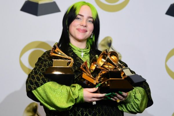 Billie Eilish: wins five Grammys