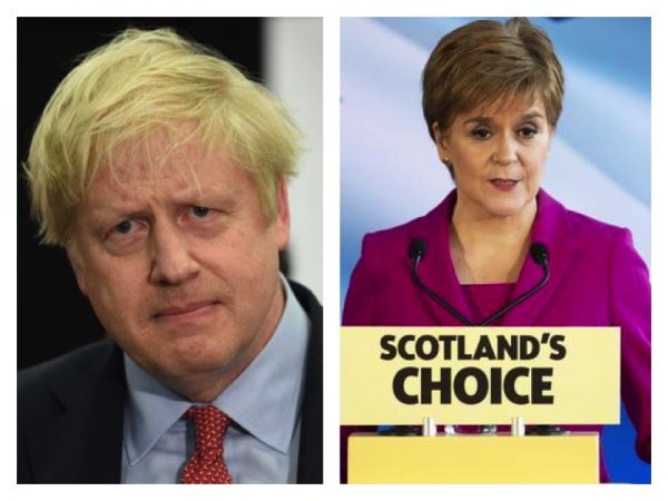 Boris Johnson, Nicola Sturgeon- set for showdown