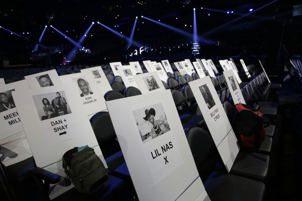 Check out stars seating chart at 2020 Grammy Awards P.M. News
