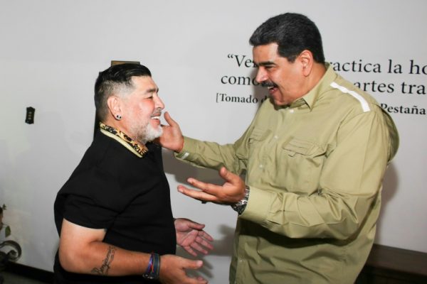 Maradona and Maduro in Venezuela