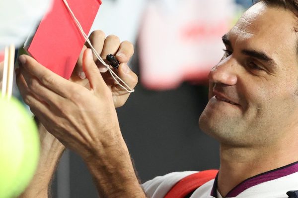 Roger Federer: keeps hitting the records