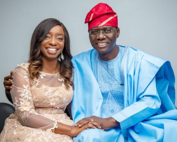 Sanwo-Olu and his wife Ibijoke