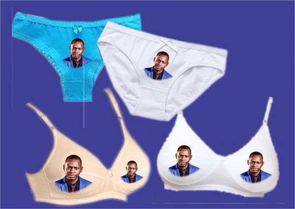 The fake pants and bras with Yusuf’s image