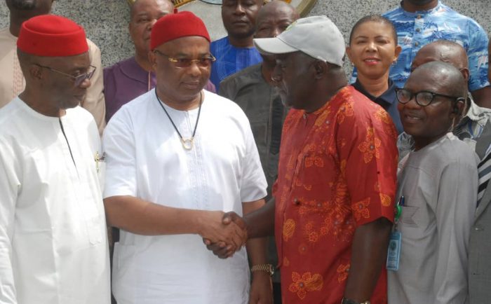 Uzodinma with labour leaders
