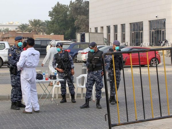 Kuwaiti National Guards for coronavirus