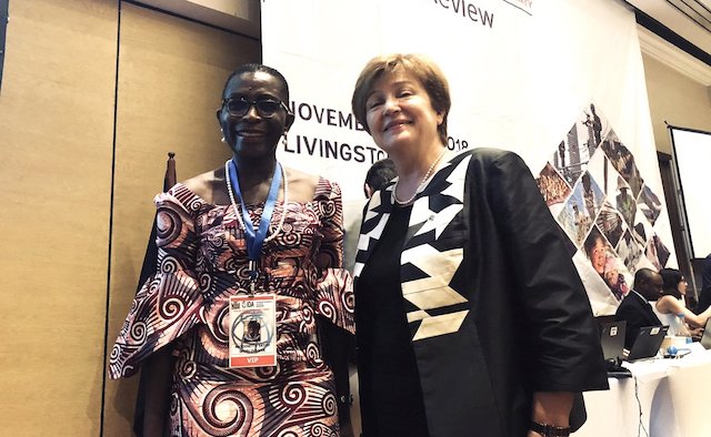 Antoinette Sayeh and IMF Managing director, Kristalina Georgieva