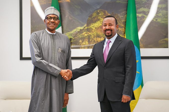 Buhari and Ethiopia’s Prime Minister Abiy Ahmed
