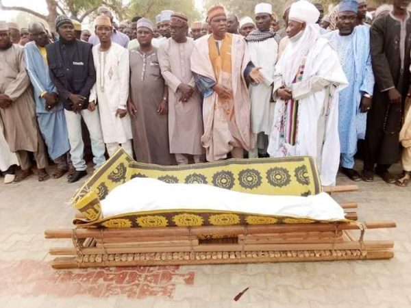 Funeral prayers for Kabiru Baleria