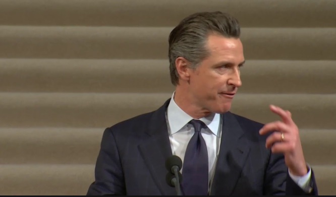 Governor Gavin Newsom: says California lacks testing kits for coronavirus