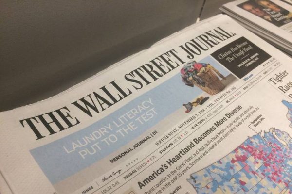 Illustration Only: The Wall Street Journal