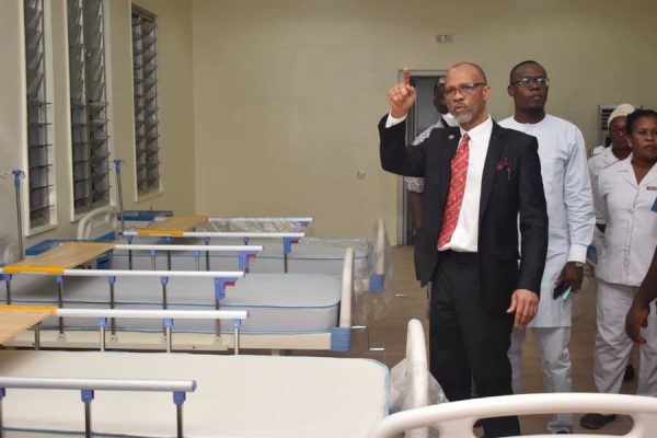 Isolation ward for coronavirus in Lagos