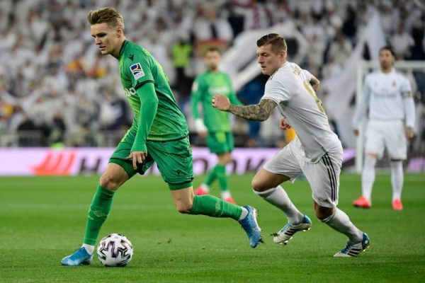 Martin Odegaard first opened the goal floodgate against his parent club, Madrid