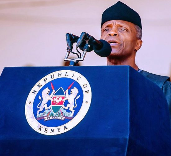 Osinbajo speaks at arap Moi’s funeral