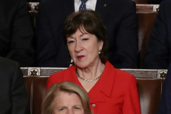 Senator Susan Collins, among Republicans who joined Democrats to pass the bill