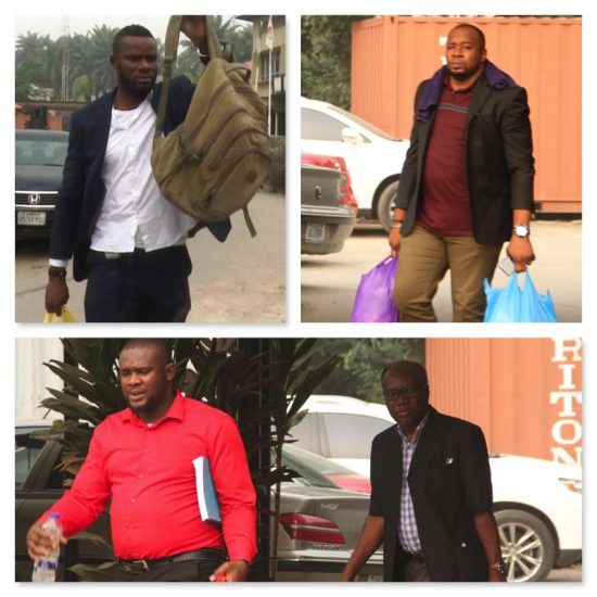 The suspects- .Abayomi Kukoyi, Prince Kingsley Okpala, Prince Chidi Okpalaeze and Prince Emmanuel Okpalaeze