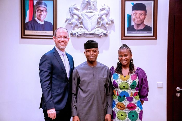 Vice President Yemi Osinbajo, SAN, received a delegation from Google today, led by Doron Avni, Google’s Director for Government Affairs and Public Policy in Emerging Markets.