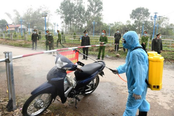 Vietnamese commune of Son Loi under quarantine