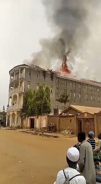 The Albany school hostel burning