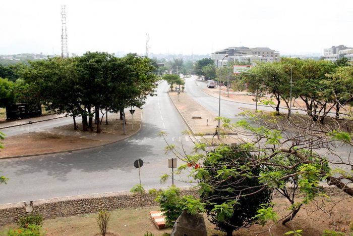 A view of Abuja on the Berger Bridge