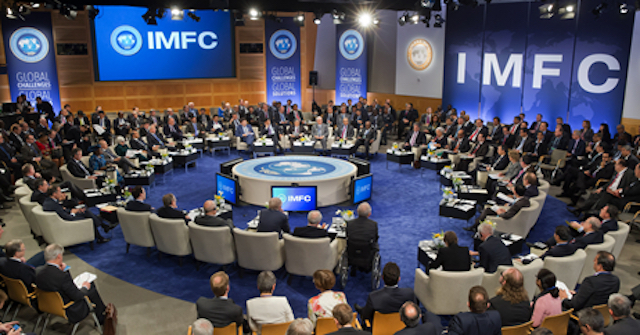 File: a past spring meeting of IMF:World Bank in session