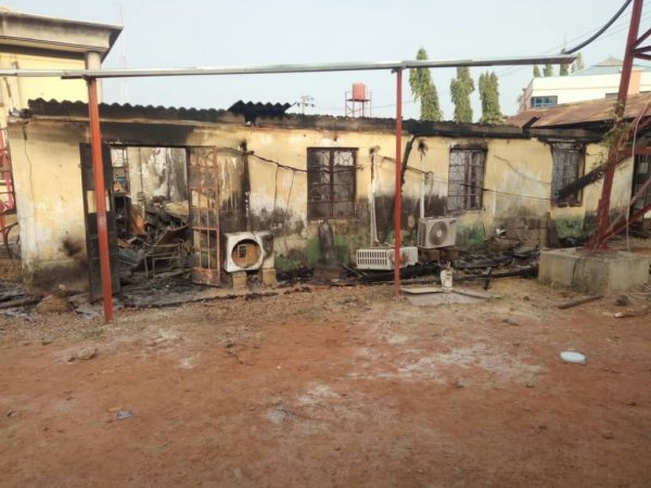 Freedom radio offices burnt by fire