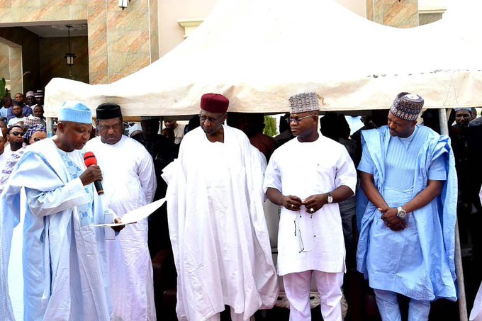 Garba Shehu reads Buhari’s message