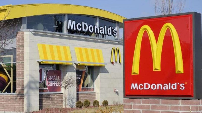 McDonald’s outlet: One of the U.S. restaurants